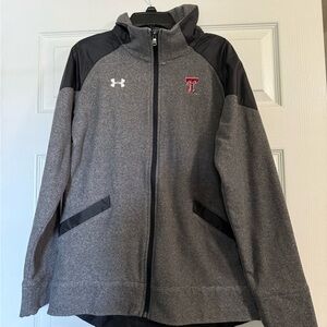 Under Armour Heather Gray Full-Zip Jacket